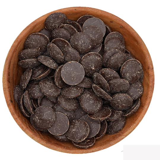 Økologiske chokoladeknapper - Mørk  70% (couverture).